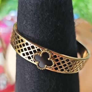 Fashion Jewelry Gold Clover Ring